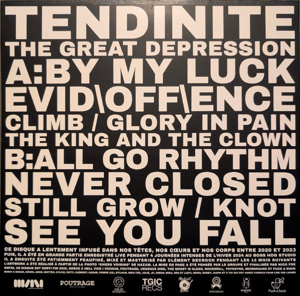 Tendinite - The Great Depression | Hell Vice I Vicious Records (2025) - 2