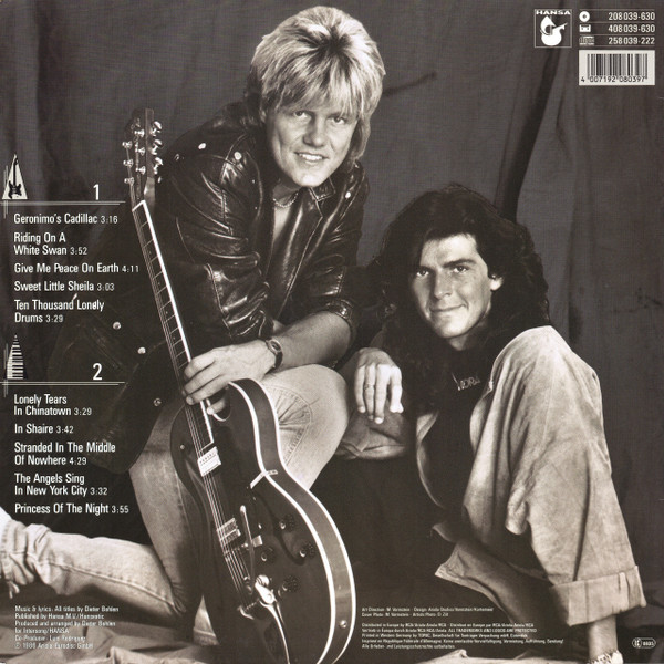Modern Talking - In The Middle Of Nowhere - The 4th Album | Hansa (208 039) - 2