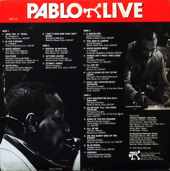 Johnny Hodges - At The Sportpalast, Berlin | Pablo Live (2620-102) - 4 Johnny Hodges - At The Sportpalast, Berlin | Pablo Live (2620-102) - 4