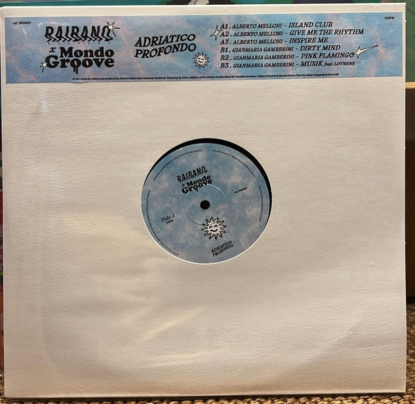 Alberto Melloni , Gianmaria Gamberini - Adriatico Profondo | Mondo Groove (MGRA01)