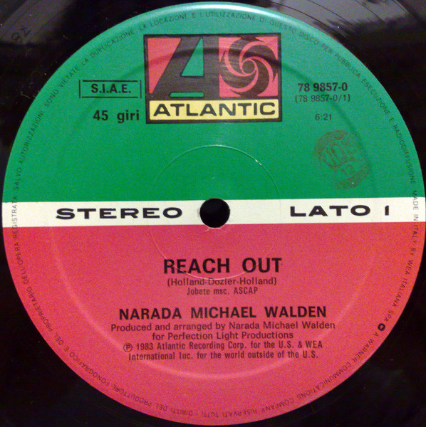 Narada Michael Walden - Reach Out | Atlantic (78 9857-0) - main