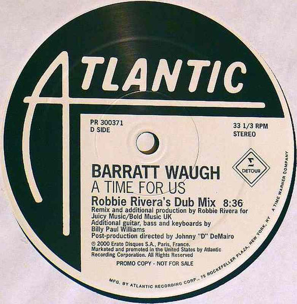 Barratt Waugh - A Time For Us | Atlantic (PR 300371) Barratt Waugh - A Time For Us | Atlantic (PR 300371)