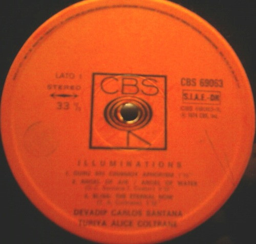Carlos Santana & Alice Coltrane - Illuminations | CBS (CBS 69063) - 2 Carlos Santana & Alice Coltrane - Illuminations | CBS (CBS 69063) - 2