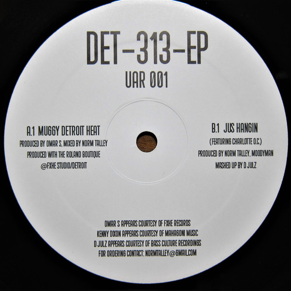 Norm Talley , Moodymann , Omar-S - Det-313-EP | Upstairs Asylum Recordings (UAR 001) - 4