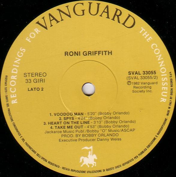 Roni Griffith - Roni Griffith | Vanguard (SVAL 33055) - 3 Roni Griffith - Roni Griffith | Vanguard (SVAL 33055) - 3