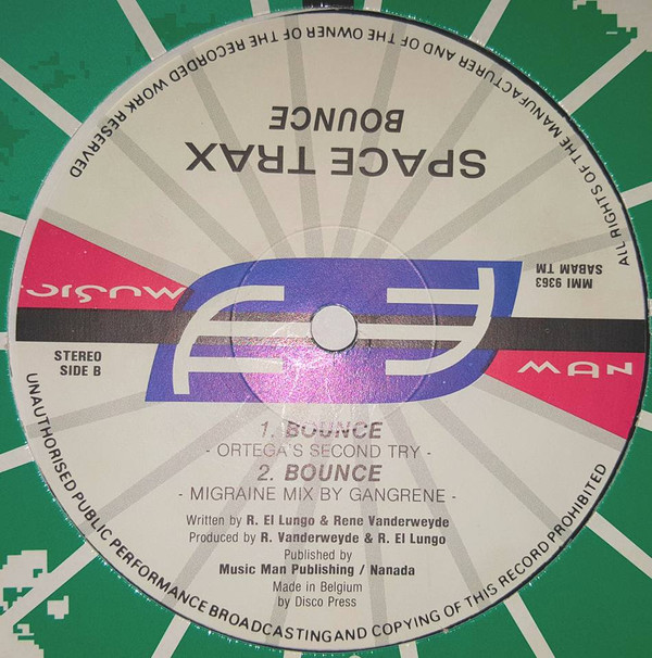Space Trax - Bounce | Music Man Records (MMI 9363) - 2