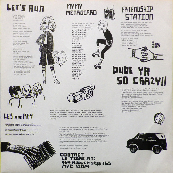 Le Tigre - Le Tigre | Wiiija Records (WIJ LP 1108) - 4