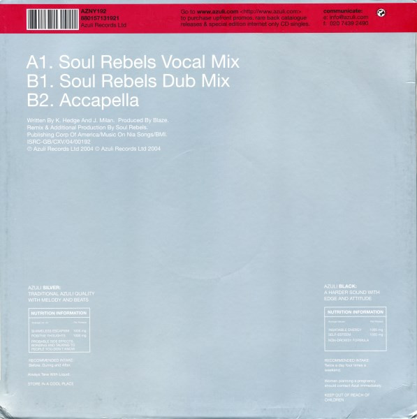 Debbie Pender - Movin' On (Soul Rebels Remixes) | Azuli Records (AZNY192) - 4