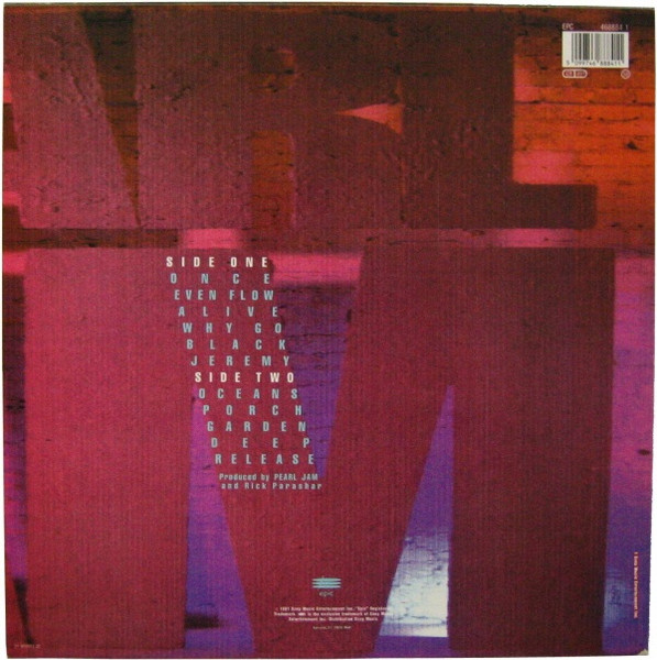 Pearl Jam - Ten | Epic (EPC 468884 1) - 2