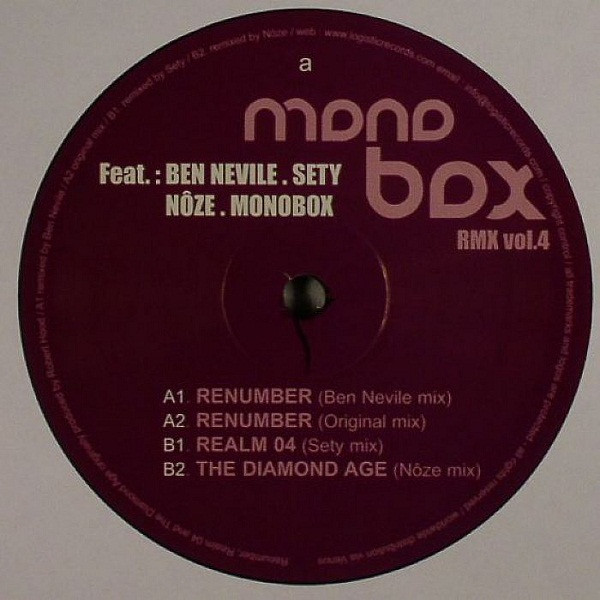 Monobox - Monobox RMX vol.4 | Logistic Records (LOG040) - main Monobox - Monobox RMX vol.4 | Logistic Records (LOG040) - main