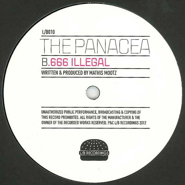 Panacea - 44 LB / 666 Illegal | L/B Recordings (L/B010) - 2