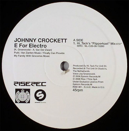 Johnny Crockett - E For Electro | Rise (RISE 361)