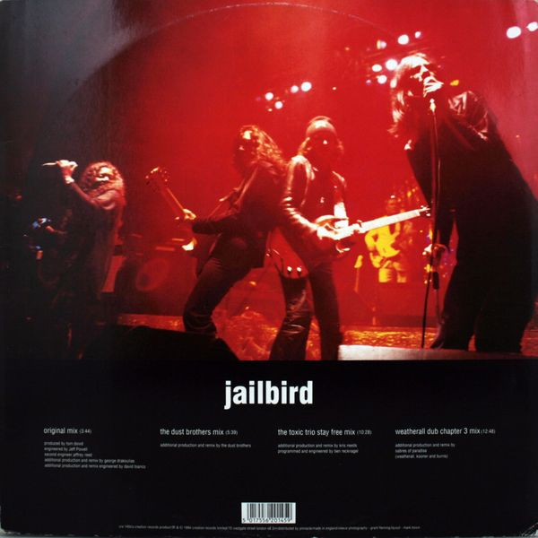 Primal Scream - Jailbird (Andrew Weatherall remix) | Creation Records (cre 145t) - 2 Primal Scream - Jailbird (Andrew Weatherall remix) | Creation Records (cre 145t) - 2