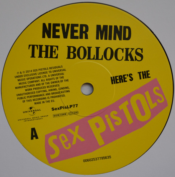 Sex Pistols - Never Mind The Bollocks, Here's The Sex Pistols | Universal Music Group International (SexPisLP77) - 3