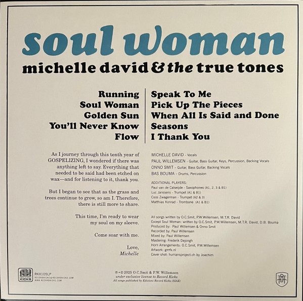 Michelle David & The True-Tones - Soul Woman | Record Kicks (RKX105LP) - 2