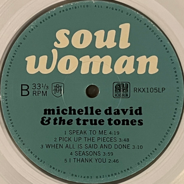 Michelle David & The True-Tones - Soul Woman | Record Kicks (RKX105LP) - 4