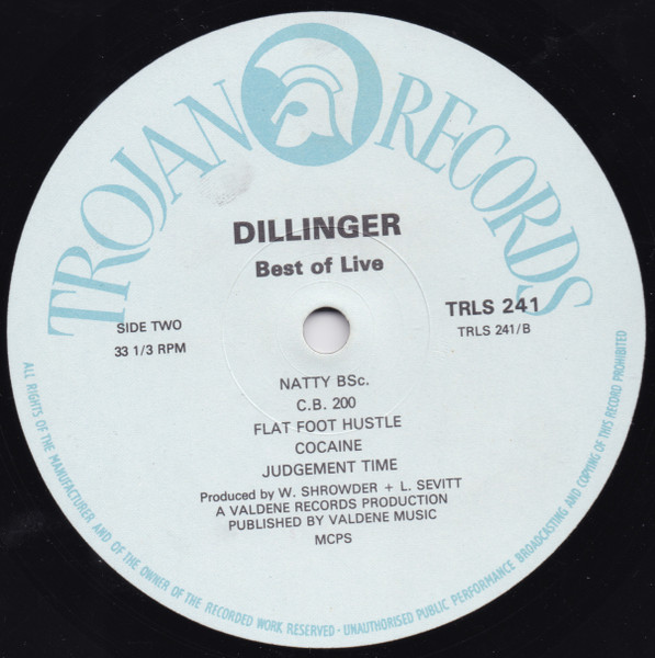 Dillinger - Best Of Live | Trojan Records (TRLS 241) - 4