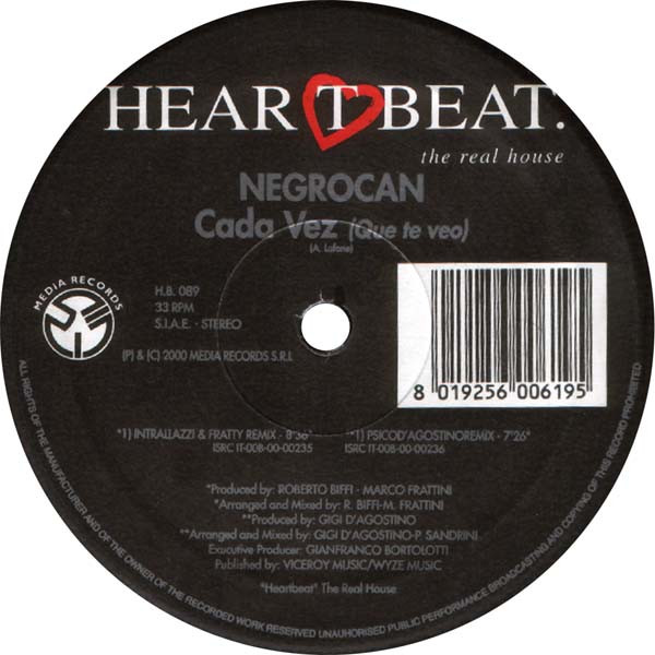 Negrocan - Cada Vez (Que Te Veo) | Heartbeat (H.B. 089)