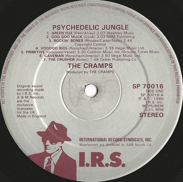 The Cramps - Psychedelic Jungle | I.R.S. Records (SP 70016) - 3