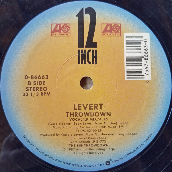 Levert - Casanova / Throwdown | Atlantic (0-86663)