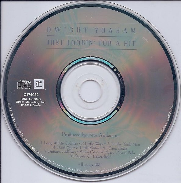 Dwight Yoakam - Just Lookin' For A Hit | Reprise Records (9 25989-2) - 3