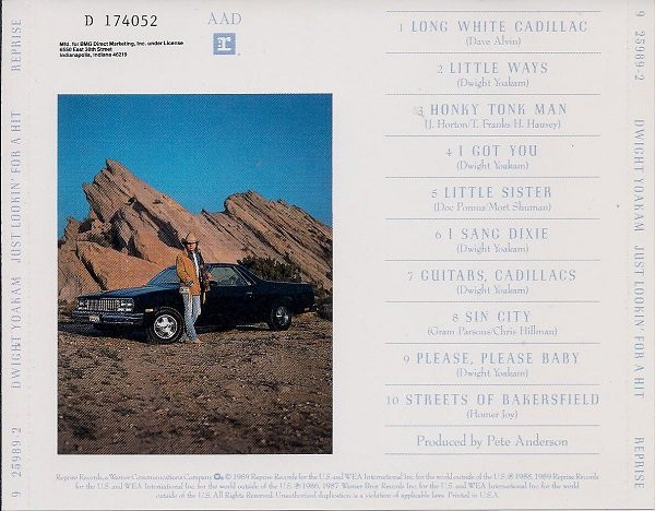 Dwight Yoakam - Just Lookin' For A Hit | Reprise Records (9 25989-2) - 2