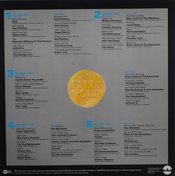 Various - Silver Eagle Records Presents Solid Gold Party Rock (5LP - Boxset) [Vinyl] | Warner Special Products (OP-5501) - 2