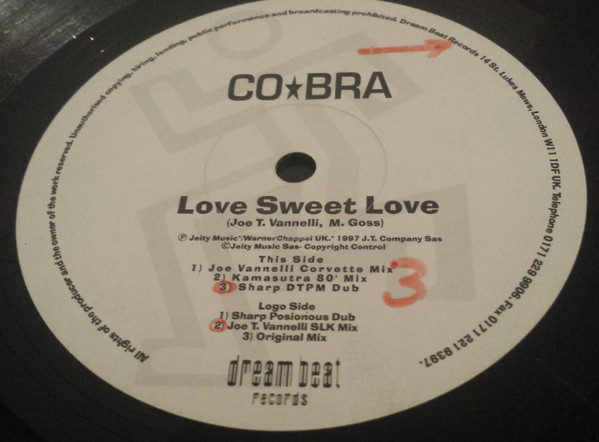 CO*BRA - Love Sweet Love | Dream Beat (DRMB 97004) - main