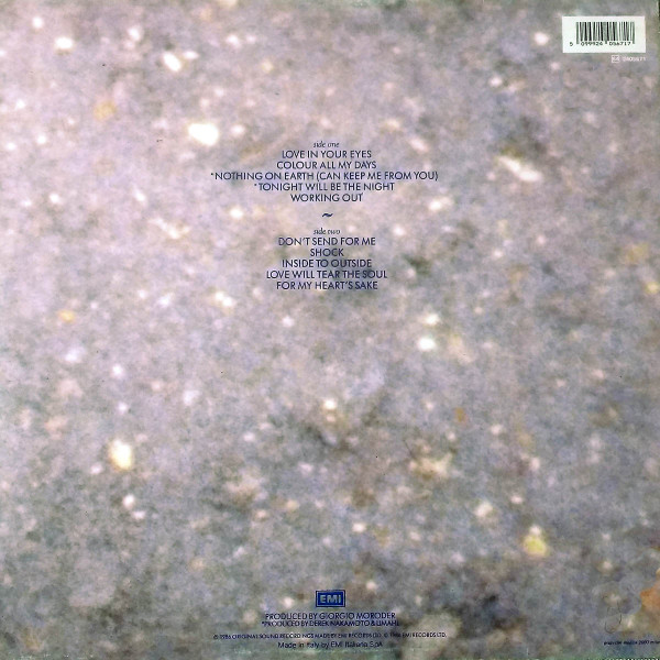 Limahl - Colour All My Days | EMI (64 2405671) - 2