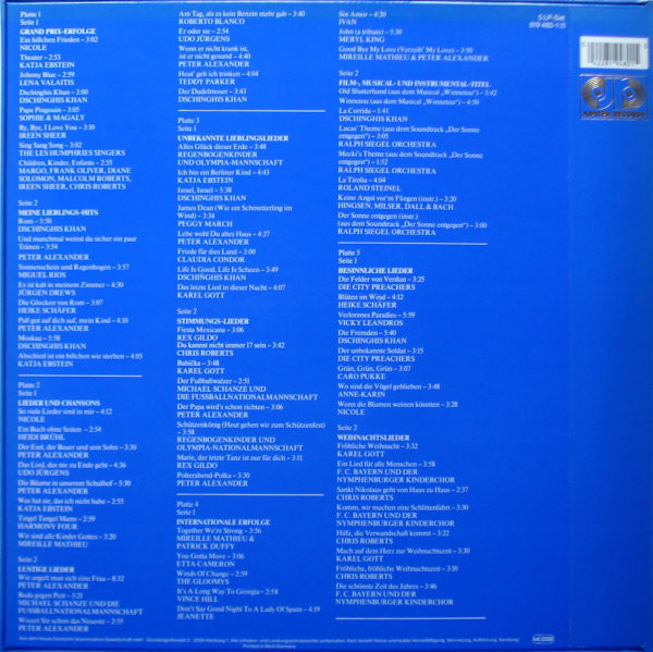 Ralph Siegel - So Viele Lieder Sind In Mir - Ein Komponistenporträt | Jupiter Records (819 480-1) - 2