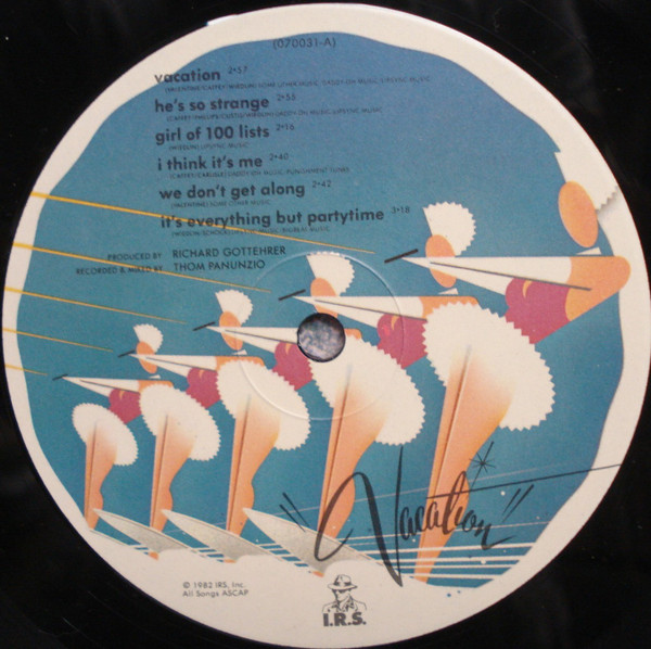 Go-Go's - Vacation | I.R.S. Records (SP75031) - 3