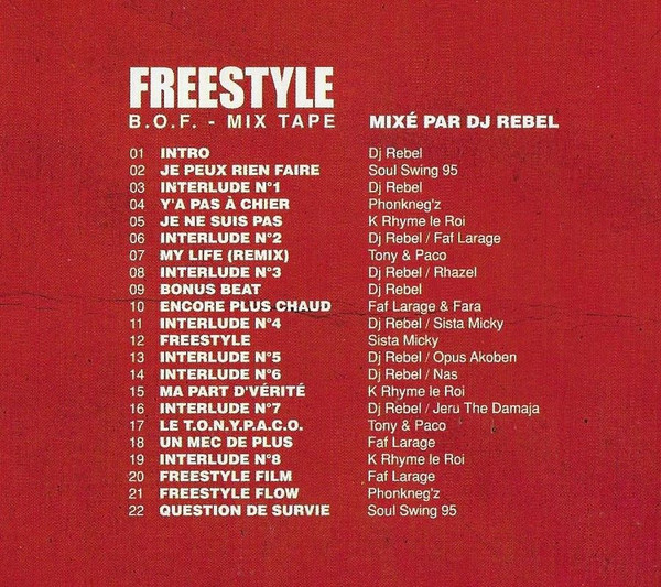 DJ Rebel - Freestyle B.O.F Mixtape | Not On Label (none)