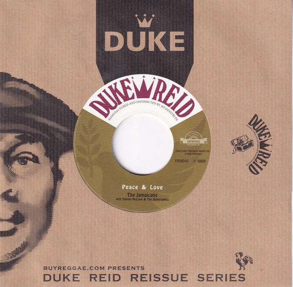 The Jamaicans With Tommy McCook & The Supersonics / Errol Brown - Peace & Love / Many Questions | Duke Reid (TIEU041)