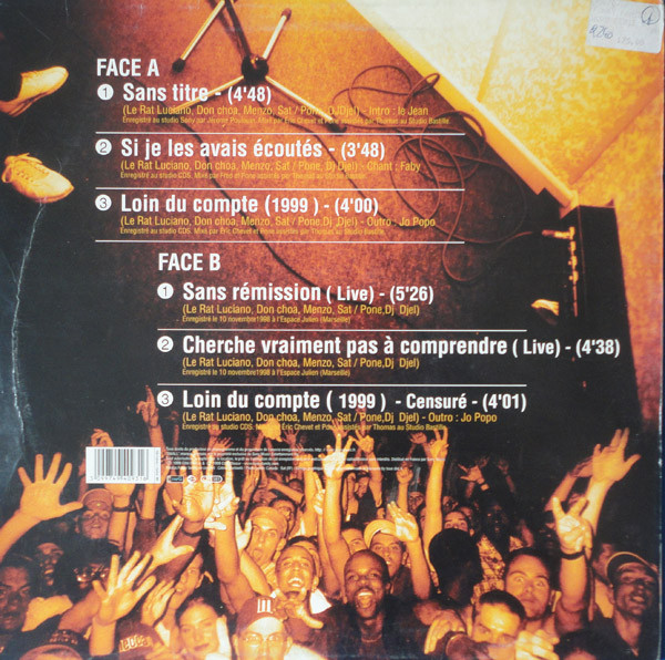 Fonky Family - Hors-Serie Volume 1 | Côté Obscur (SMA 494093-1) - 2