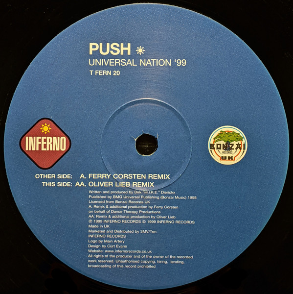 Push - Universal Nation '99 | Inferno (T FERN 20) - 4 Push - Universal Nation '99 | Inferno (T FERN 20) - 4