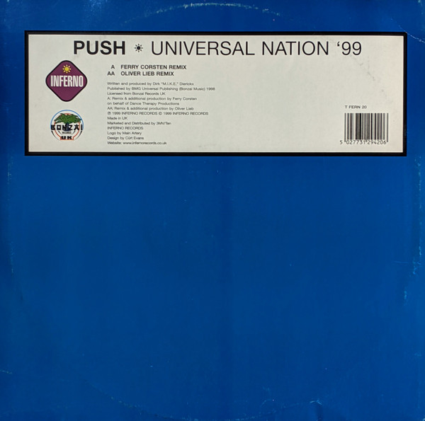 Push - Universal Nation '99 | Inferno (T FERN 20) - 2 Push - Universal Nation '99 | Inferno (T FERN 20) - 2