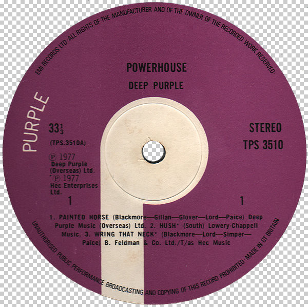 Deep Purple - Powerhouse | Purple Records (TPS 3510) - 2