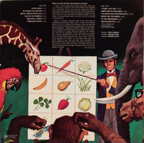 Frank Chacksfield & His Orchestra - Music From Doctor Dolittle | London Records (SP 44102) - 3 Frank Chacksfield & His Orchestra - Music From Doctor Dolittle | London Records (SP 44102) - 3