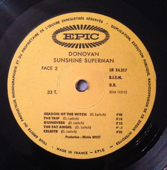 Donovan - Sunshine Superman | Epic (LN 24217) - 4