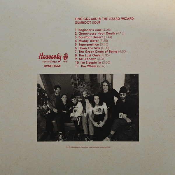 King Gizzard And The Lizard Wizard - Gumboot Soup | Heavenly Recordings (HVNLP156X) - 2 King Gizzard And The Lizard Wizard - Gumboot Soup | Heavenly Recordings (HVNLP156X) - 2