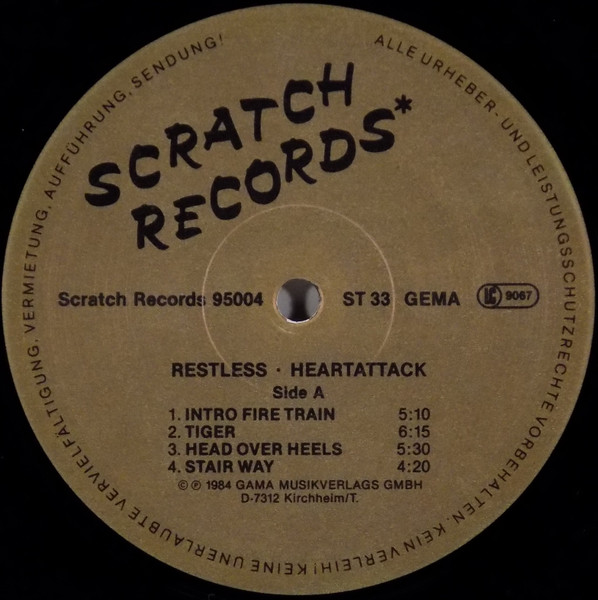 Restless - Heartattack | Scratch Records (95004) - 3