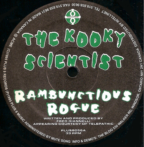 The Kooky Scientist - Rambunctious | Plus 8 Records (PLUS8056)