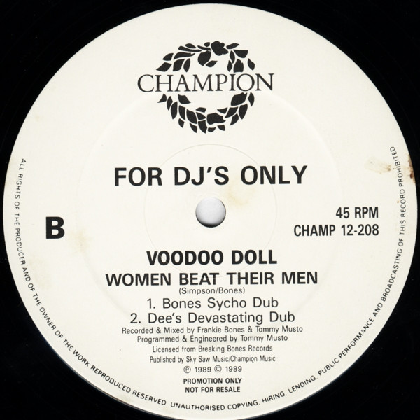 Voodoo Doll - Women Beat Their Men | Champion (CHAMP 12-208) - 2 Voodoo Doll - Women Beat Their Men | Champion (CHAMP 12-208) - 2