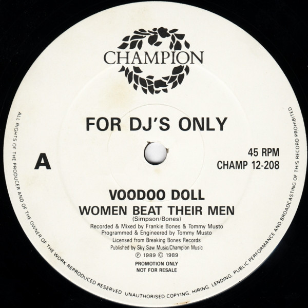 Voodoo Doll - Women Beat Their Men | Champion (CHAMP 12-208)