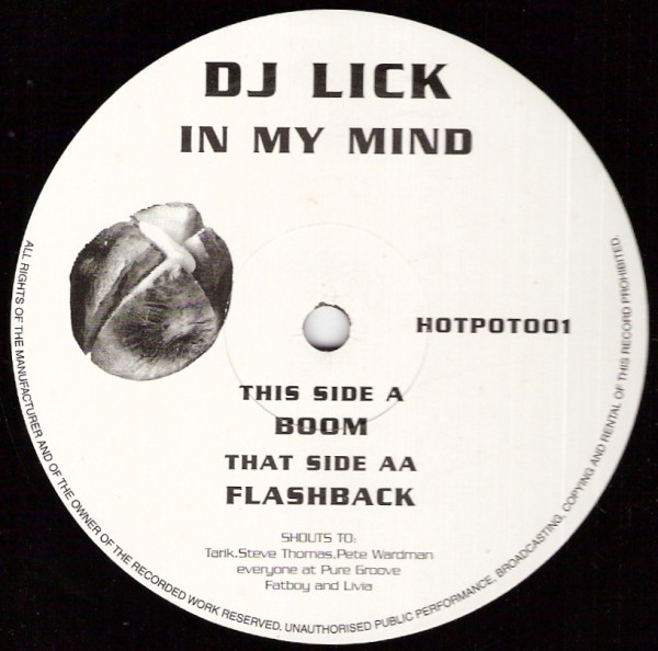 DJ Lick - In My Mind | Hot Potato Records (HOTPOT001)