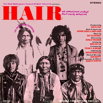 Galt MacDermot - New York Shakespeare Festival Public Theater Presents Hair: An American Tribal Love-Rock Musical | RCA Victor (PRS-319)
