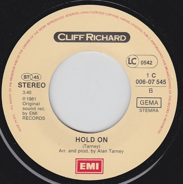 Cliff Richard - Wired For Sound | EMI (1C 006-07 545) - 4 Cliff Richard - Wired For Sound | EMI (1C 006-07 545) - 4