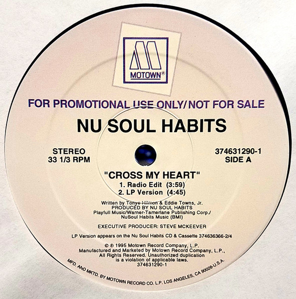 Nu Soul Habits - Cross My Heart | Motown (374631290-1)