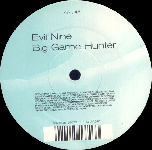 Evil Nine - Technology / Big Game Hunter | Marine Parade (MAPA010) - main