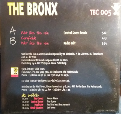 The Bronx - Wet Like The Rain | Club Tunes (TBC 005) - 2